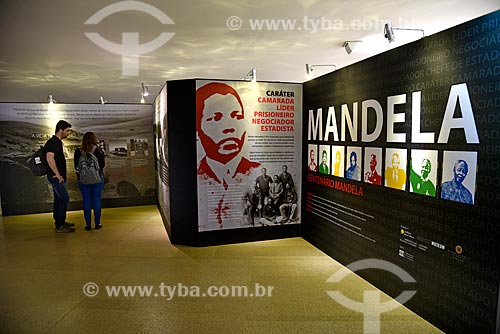  100th anniversary celebration of Nelson Mandela birth exhibition - Itamaraty Palace  - Brasilia city - Distrito Federal (Federal District) (DF) - Brazil