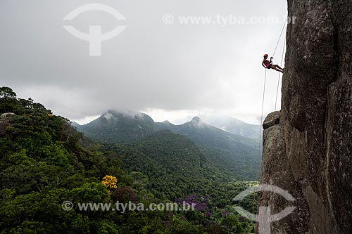  Rappel - Bico do Papagaio Mountain - Tijuca National Park  - Rio de Janeiro city - Rio de Janeiro state (RJ) - Brazil