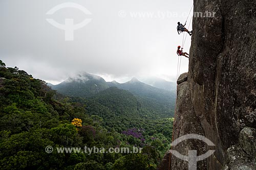  Rappel - Bico do Papagaio Mountain - Tijuca National Park  - Rio de Janeiro city - Rio de Janeiro state (RJ) - Brazil