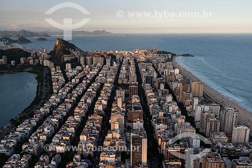  Aerial photo of the Ipanema neighborhood  - Rio de Janeiro city - Rio de Janeiro state (RJ) - Brazil