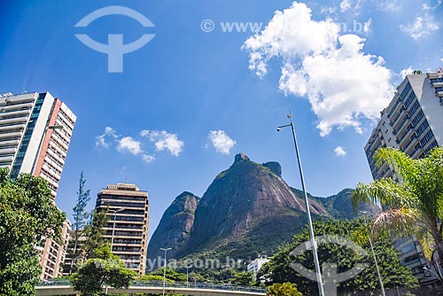  View of Rock of Gavea from Niemeyer Avenue  - Rio de Janeiro city - Rio de Janeiro state (RJ) - Brazil