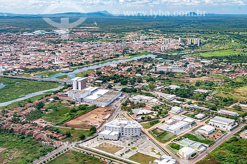  Picture taken with drone of the North Shopping Sobral  - Sobral city - Ceara state (CE) - Brazil