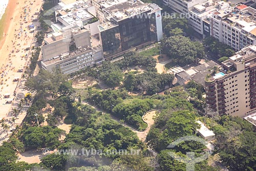  Aerial photo of the Garota de Ipanema Park (1978)  - Rio de Janeiro city - Rio de Janeiro state (RJ) - Brazil