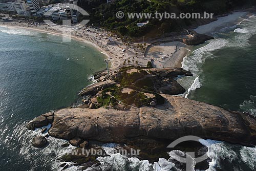  Aerial photo of the Arpoador Stone  - Rio de Janeiro city - Rio de Janeiro state (RJ) - Brazil