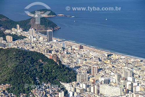  Aerial photo of the Copacabana Beach and Leme Beach  - Rio de Janeiro city - Rio de Janeiro state (RJ) - Brazil