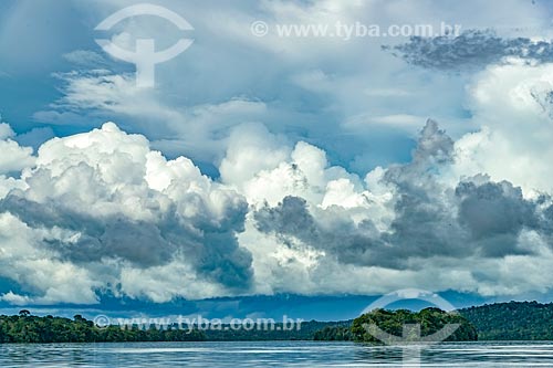  Rain clouds - Jari River  - Laranjal do Jari city - Amapa state (AP) - Brazil