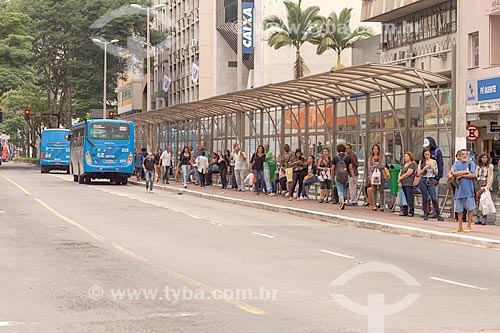  Bus stop - Rio Branco Avenue  - Juiz de Fora city - Minas Gerais state (MG) - Brazil