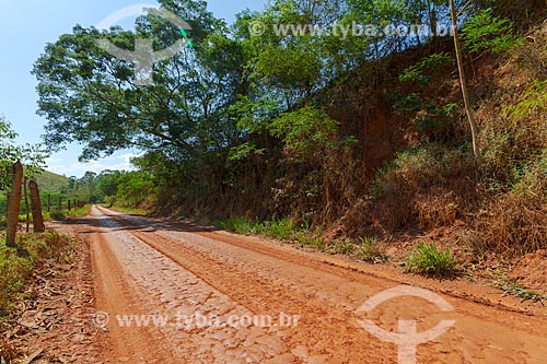  Dirt road - Guarani city rural zone  - Guarani city - Minas Gerais state (MG) - Brazil