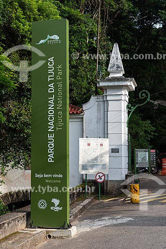  Entrance of Tijuca National Park - Cascatinha Road  - Rio de Janeiro city - Rio de Janeiro state (RJ) - Brazil