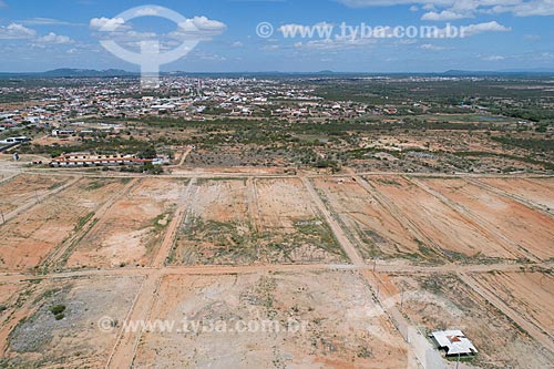  Picture taken with drone of the allotment - Caico city  - Caico city - Rio Grande do Norte state (RN) - Brazil