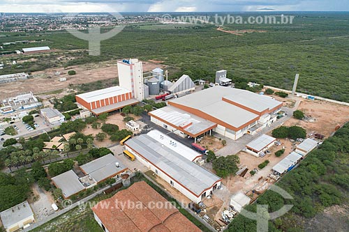  Picture taken with drone of the food industry  - Mossoro city - Rio Grande do Norte state (RN) - Brazil
