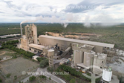 Picture taken with drone of the porcelain industry  - Mossoro city - Rio Grande do Norte state (RN) - Brazil