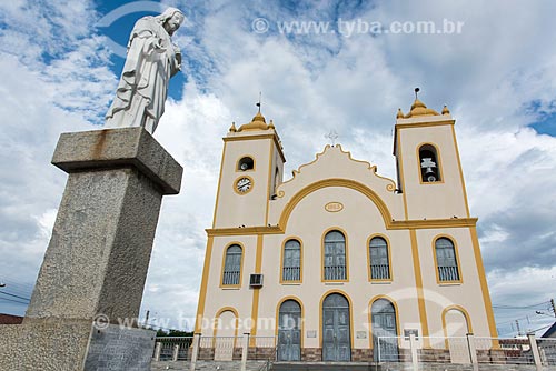  Facade of the Our Lady of Guides Mother Church (1737)  - Acari city - Rio Grande do Norte state (RN) - Brazil