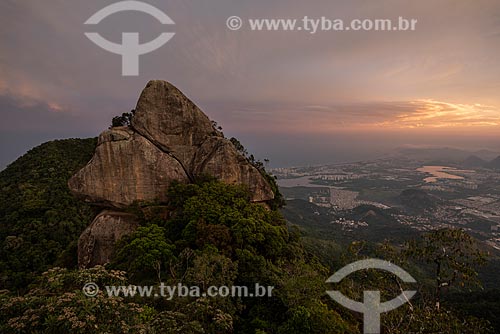  Bico do Papagaio Mountain - Tijuca National Park during the sunset  - Rio de Janeiro city - Rio de Janeiro state (RJ) - Brazil