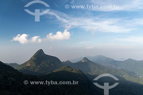  View of the landscape from Bico do Papagaio Mountain - Tijuca National Park  - Rio de Janeiro city - Rio de Janeiro state (RJ) - Brazil