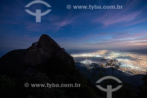  Bico do Papagaio Mountain - Tijuca National Park at night  - Rio de Janeiro city - Rio de Janeiro state (RJ) - Brazil