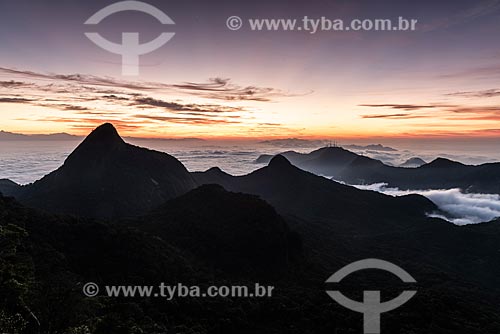  Bico do Papagaio Mountain - Tijuca National Park at night  - Rio de Janeiro city - Rio de Janeiro state (RJ) - Brazil