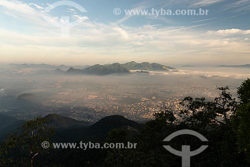  View of the landscape from Bico do Papagaio Mountain - Tijuca National Park  - Rio de Janeiro city - Rio de Janeiro state (RJ) - Brazil
