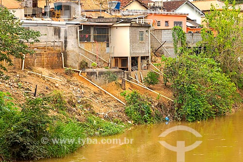  Irregular dumping of domestic sewage in the Pomba River  - Guarani city - Minas Gerais state (MG) - Brazil