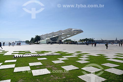  View of the Amanha Museum (Museum of Tomorrow) from Maua Square  - Rio de Janeiro city - Rio de Janeiro state (RJ) - Brazil