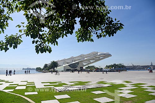  View of the Amanha Museum (Museum of Tomorrow) from Maua Square  - Rio de Janeiro city - Rio de Janeiro state (RJ) - Brazil