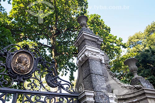  Detail of gate of Mestre Valentim - Passeio Publico of Rio de Janeiro (1783)  - Rio de Janeiro city - Rio de Janeiro state (RJ) - Brazil