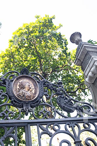 Detail of gate of Mestre Valentim - Passeio Publico of Rio de Janeiro (1783)  - Rio de Janeiro city - Rio de Janeiro state (RJ) - Brazil