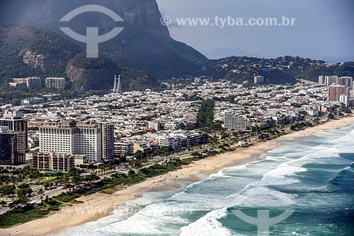  Aerial photo of the Barra da Tijuca Beach  - Rio de Janeiro city - Rio de Janeiro state (RJ) - Brazil