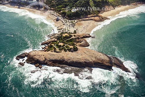  Aerial photo of the Arpoador Stone  - Rio de Janeiro city - Rio de Janeiro state (RJ) - Brazil