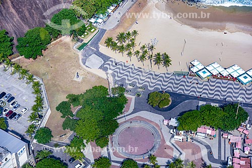  Aerial photo of the Almirante Julio de Noronha Square  - Rio de Janeiro city - Rio de Janeiro state (RJ) - Brazil