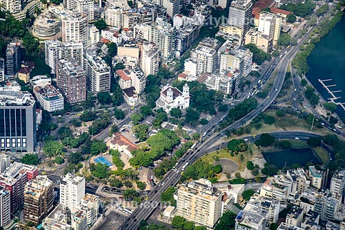  Aerial photo of the Santa Margarida Maria Parish (1956)  - Rio de Janeiro city - Rio de Janeiro state (RJ) - Brazil