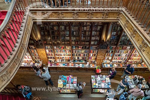  Inside of Lello & Brother Bookstore or Chardron Bookstore (1881)  - Porto city - Porto district - Portugal