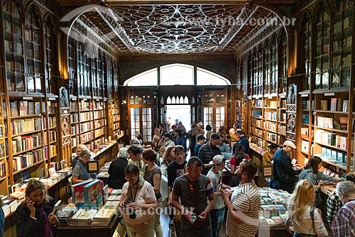  Inside of Lello & Brother Bookstore or Chardron Bookstore (1881)  - Porto city - Porto district - Portugal