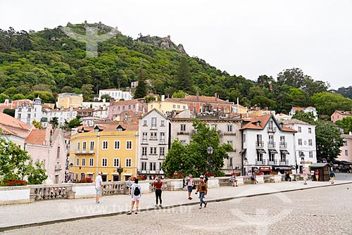  View of historic houses - Distrito de Lisboa  - Sintra municipality - Lisbon district - Portugal