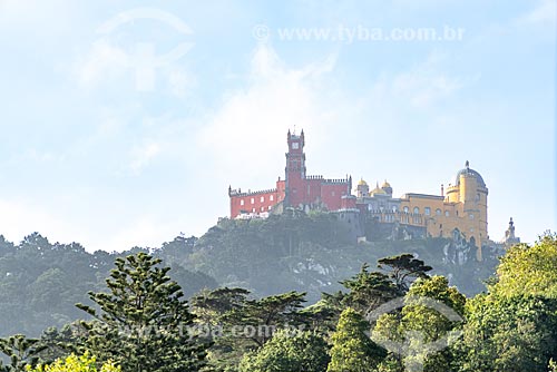  General view of the Pena National Palace  - Sintra municipality - Lisbon district - Portugal