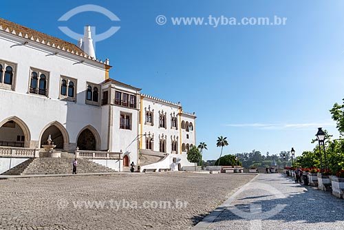  Facade of the Sintra National Palace  - Sintra municipality - Lisbon district - Portugal