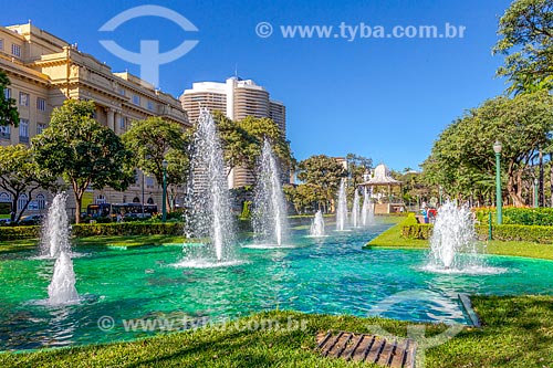  Fountain - artificial lake - Liberdade Square (Liberty Square)  - Belo Horizonte city - Minas Gerais state (MG) - Brazil