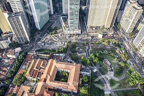  Aerial photo of the Largo da Carioca Square  - Rio de Janeiro city - Rio de Janeiro state (RJ) - Brazil