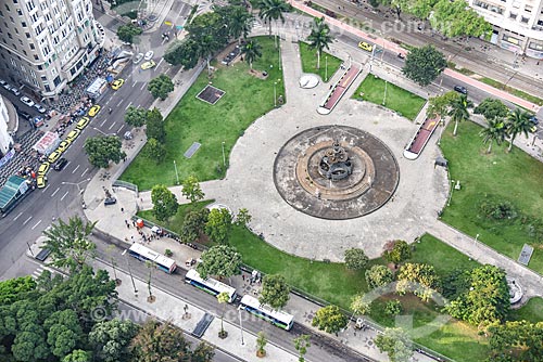  Aerial photo of the Mahatma Gandhi Square  - Rio de Janeiro city - Rio de Janeiro state (RJ) - Brazil