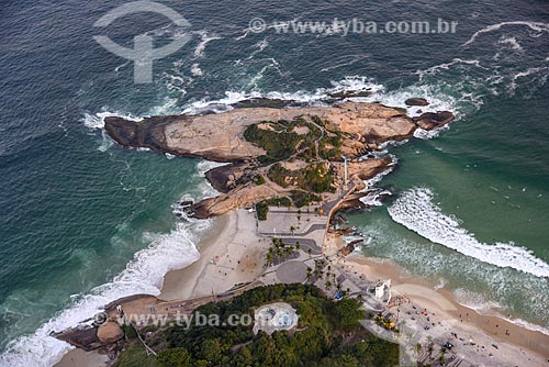  Aerial photo of the Arpoador Stone  - Rio de Janeiro city - Rio de Janeiro state (RJ) - Brazil