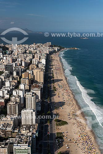  Aerial photo of the Ipanema Beach  - Rio de Janeiro city - Rio de Janeiro state (RJ) - Brazil