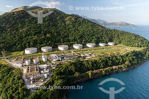  Aerial photo of the Maritime Terminal of Ilha Grande Bay (TEBIG)  - Angra dos Reis city - Rio de Janeiro state (RJ) - Brazil