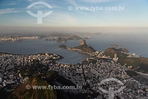  Aerial photo of the Botafogo Bay with the Sugarloaf  - Rio de Janeiro city - Rio de Janeiro state (RJ) - Brazil