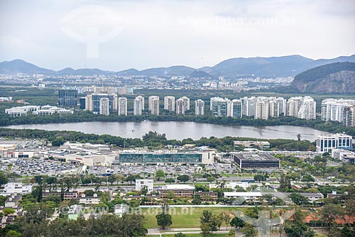  Aerial photo of the Barra da Tijuca neighborhood  - Rio de Janeiro city - Rio de Janeiro state (RJ) - Brazil