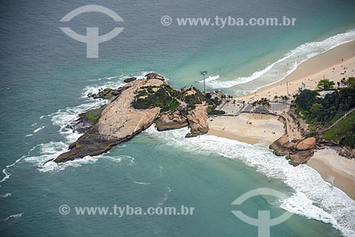  Aerial photo of the Arpoador Stone  - Rio de Janeiro city - Rio de Janeiro state (RJ) - Brazil