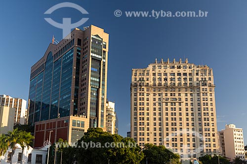 View of the Business Center RB1 and the Joseph Gire Building (1929) - also known as A Noite Building - from Maua Square  - Rio de Janeiro city - Rio de Janeiro state (RJ) - Brazil