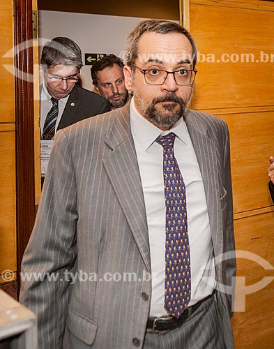  Detail of Abraham Weintraub - Education Minister - during the opening of 12th Brazilian Congress of Private Higher Education (CBESP)  - Belo Horizonte city - Minas Gerais state (MG) - Brazil