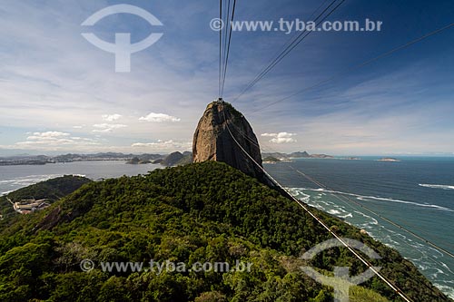  View of Sugarloaf during crossing between the Urca Mountain  - Rio de Janeiro city - Rio de Janeiro state (RJ) - Brazil