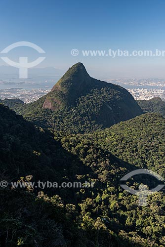  View of the Tijuca Peak from Bico do Papagaio Mountain  - Rio de Janeiro city - Rio de Janeiro state (RJ) - Brazil