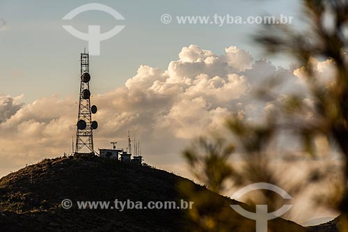  Antenna Hill - where there is a Furnas microwave antenna - Itatiaia National Park during the sunset  - Itatiaia city - Rio de Janeiro state (RJ) - Brazil